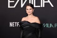 Selena Gomez attends the Los Angeles Premiere of Netflix's "Emilia Perez" at The Egyptian Theatre Hollywood on October 21, 2024 in Los Angeles, California.