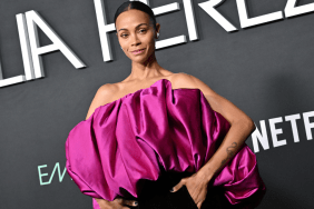 Zoe Saldana attends the Los Angeles Premiere of Netflix's "Emilia Perez" at The Egyptian Theatre Hollywood on October 21, 2024 in Los Angeles, California.