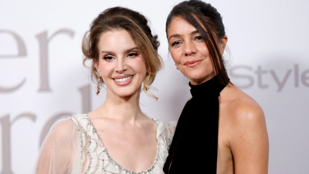 Lana Del Rey and Molly Dickson attend the InStyle Imagemaker Awards at Private Residence on October 24, 2024 in Bel Air, California.