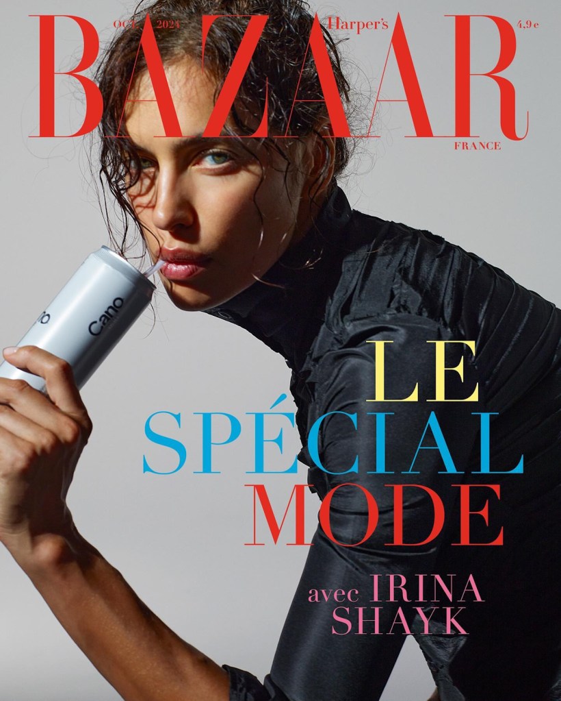 Harper's Bazaar France October 2024 : Irina Shayk by Anthony Seklaoui 