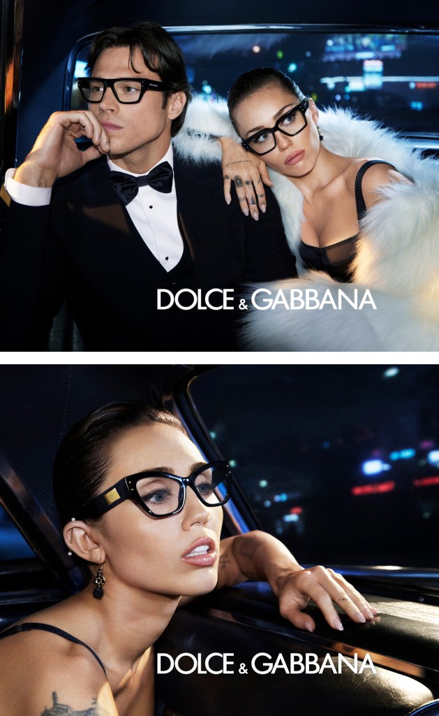 Dolce & Gabbana Eyewear F/W 2024.25 : Miley Cyrus & Matthew Noszka by Mert Alas