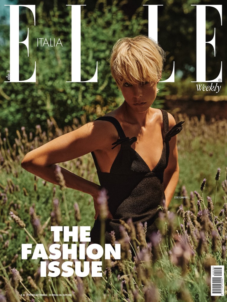 Elle Italia September 27, 2024 : Edie Campbell by Giampaolo Sgura 