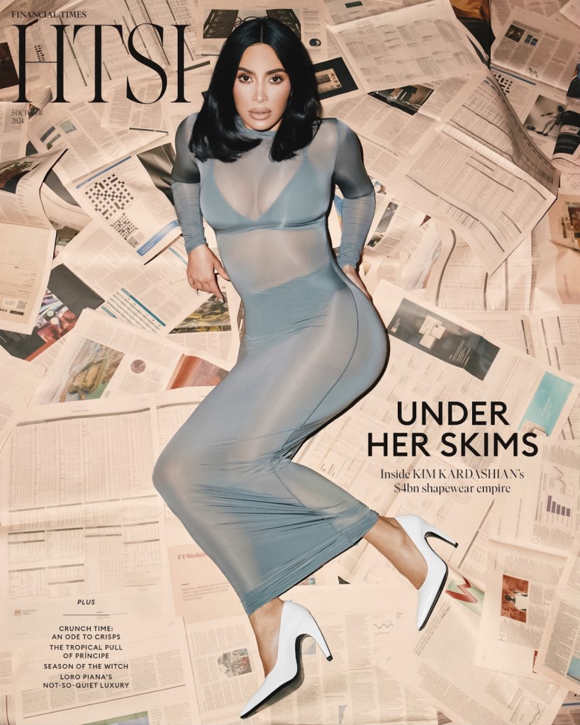 The Financial Times HTSI October 5, 2024 : Kim Kardashian by Vanessa Beecroft 