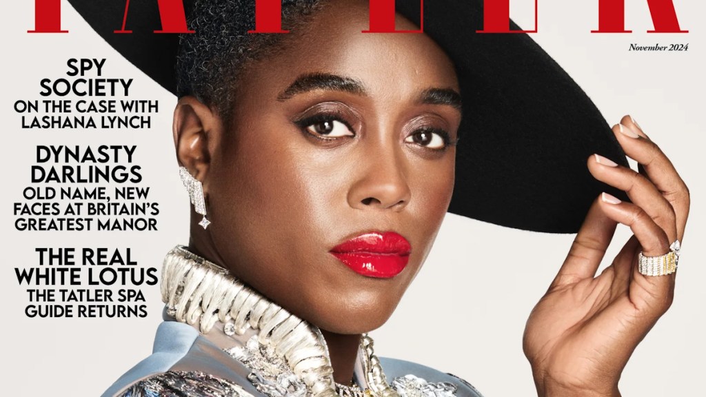 Tatler November 2024 : Lashana Lynch by Victor Demarchelier