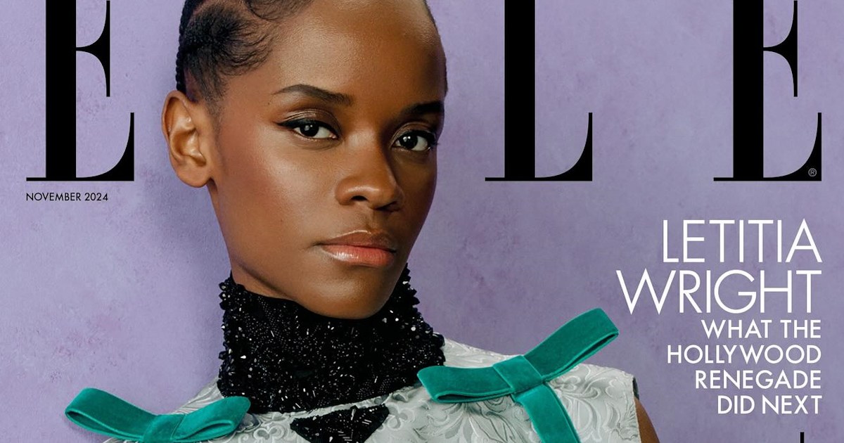 Letitia Wright Returns to the Cover of British ELLE for November 2024