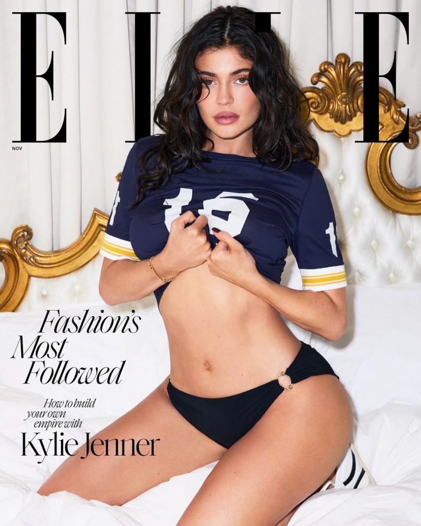 US Elle November 2024 : Kylie Jenner by Carin Backoff 