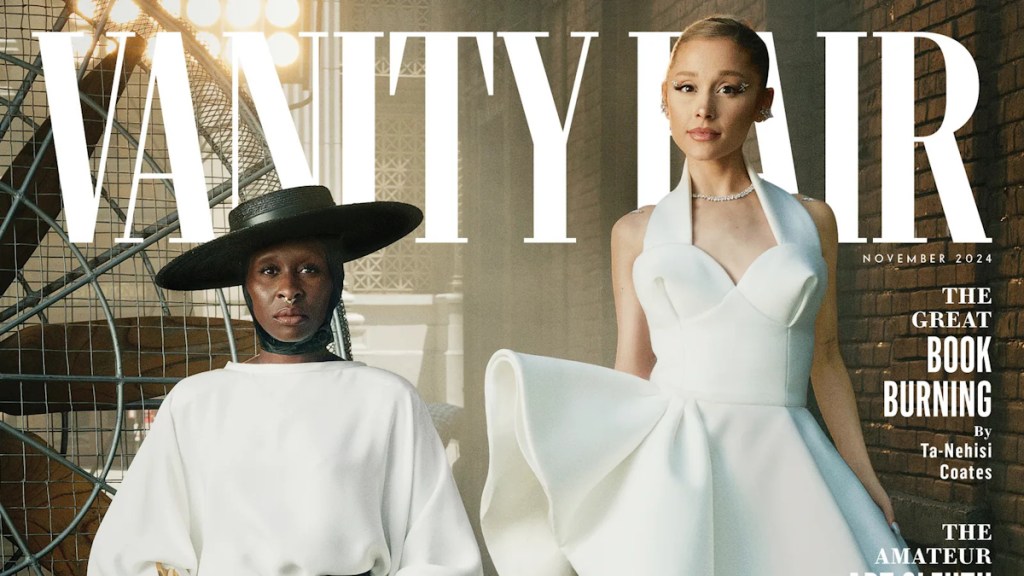 Vanity Fair November 2024 : Cynthia Erivo & Ariana Grande by Norman Jean Roy