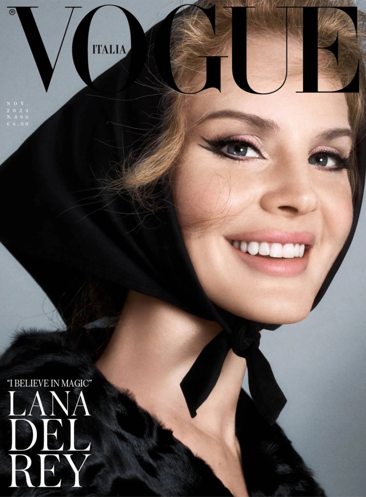 Lana Del Rey Vogue Italia November 2024 - theFashionSpot