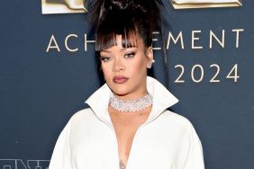 Rihanna attends the 38th Annual Footwear News Achievement Awards at Cipriani South Street on December 04, 2024 in New York City.