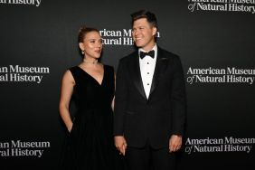 Scarlett Johansson and Colin Jost attend The American Museum of Natural History's 2024 Museum Gala at American Museum of Natural History on December 05, 2024 in New York City.