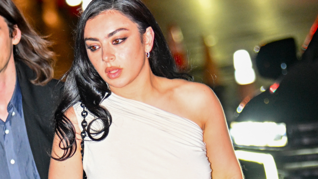 Charli XCX is seen arriving at Chateau Marmont on December 11, 2024 in Los Angeles, California.