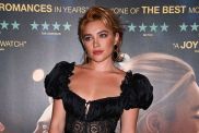 Florence Pugh attends a special screening of "We Live In Time" at The Ham Yard Hotel on December 20, 2024 in London, England.