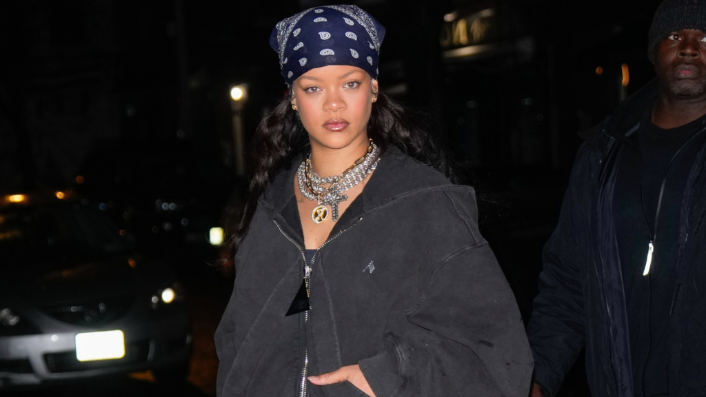 Rihanna is seen on December 28, 2024 in New York City.