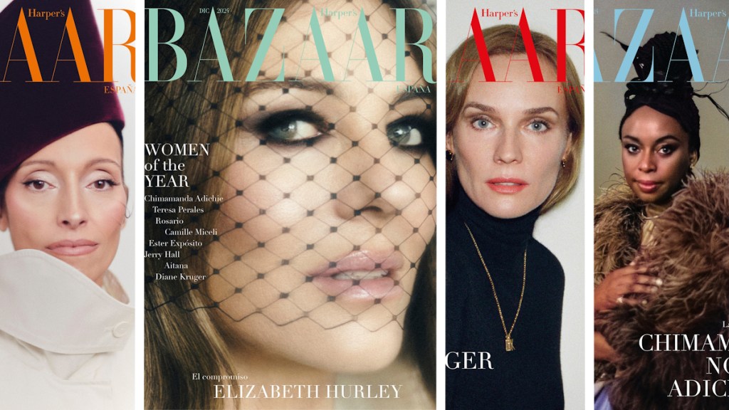 Harper's Bazaar España December 2024 : The 'Women of the Year' Issue with Jerry Hall, Elizabeth Hurley, Diane Kruger & More