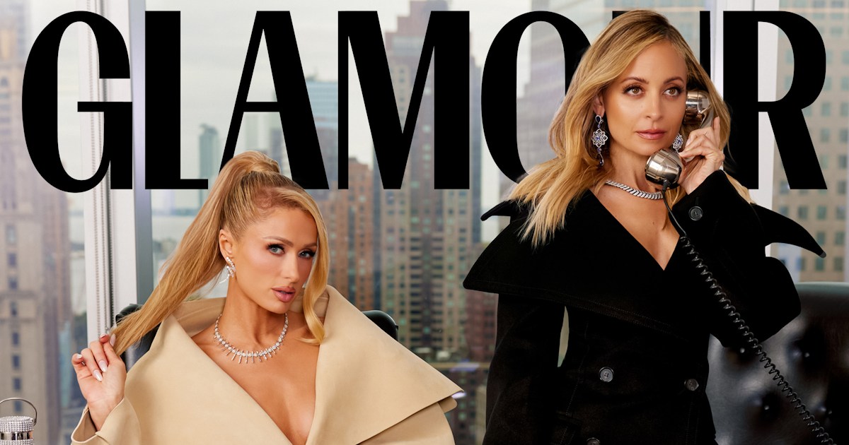 Paris Hilton & Nicole Richie Mean Business on the December 2024 Cover of Glamour