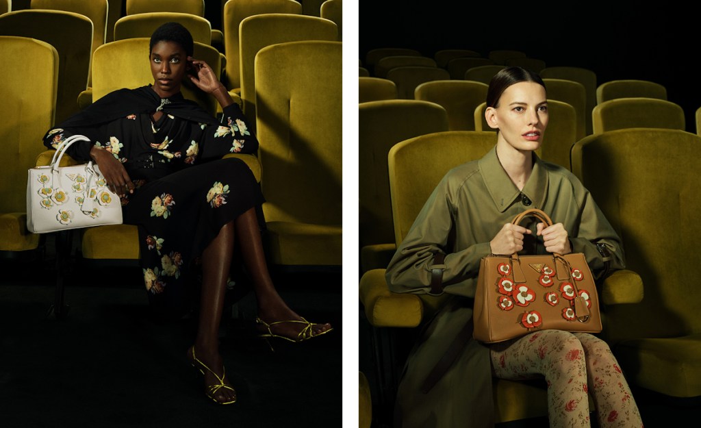 Prada 'Galleria' Handbags 2024 : Ella Rattigan, Ornella Umutoni, Amanda Murphy & Lexi Boling by Reto Schmid 