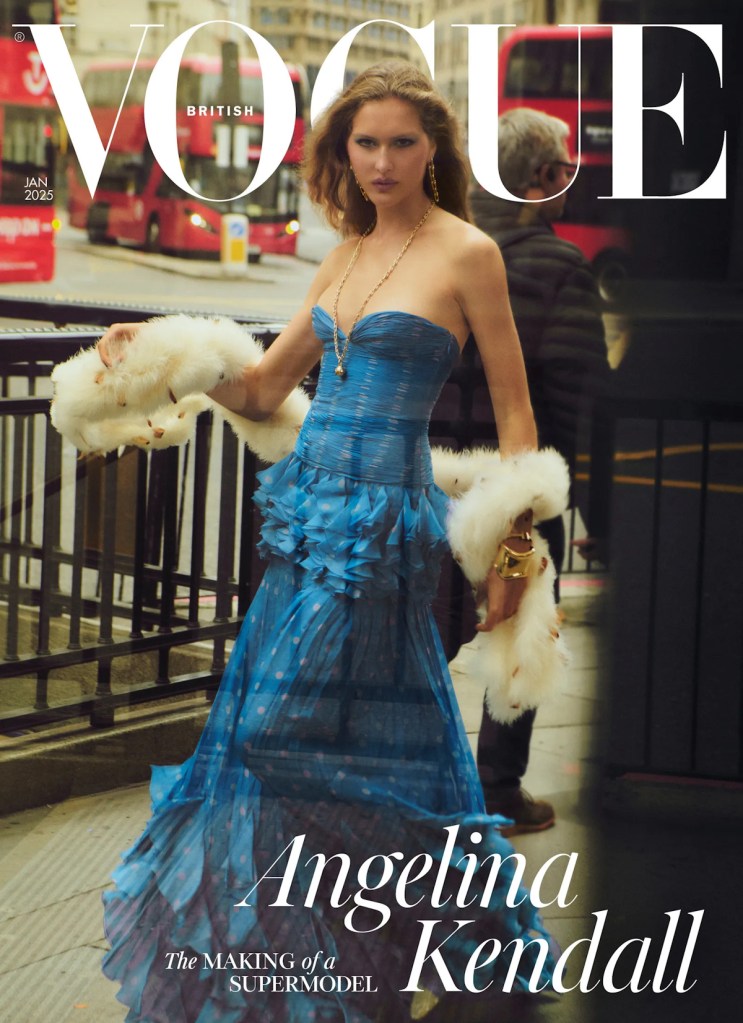 UK Vogue January 2025 : Angelina Kendall by Mikael Jansson 