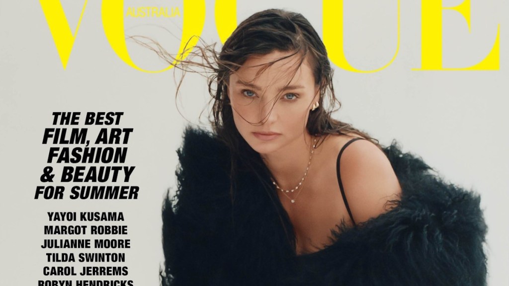 Vogue Australia December 2024 : Miranda Kerr by Dan Martensen