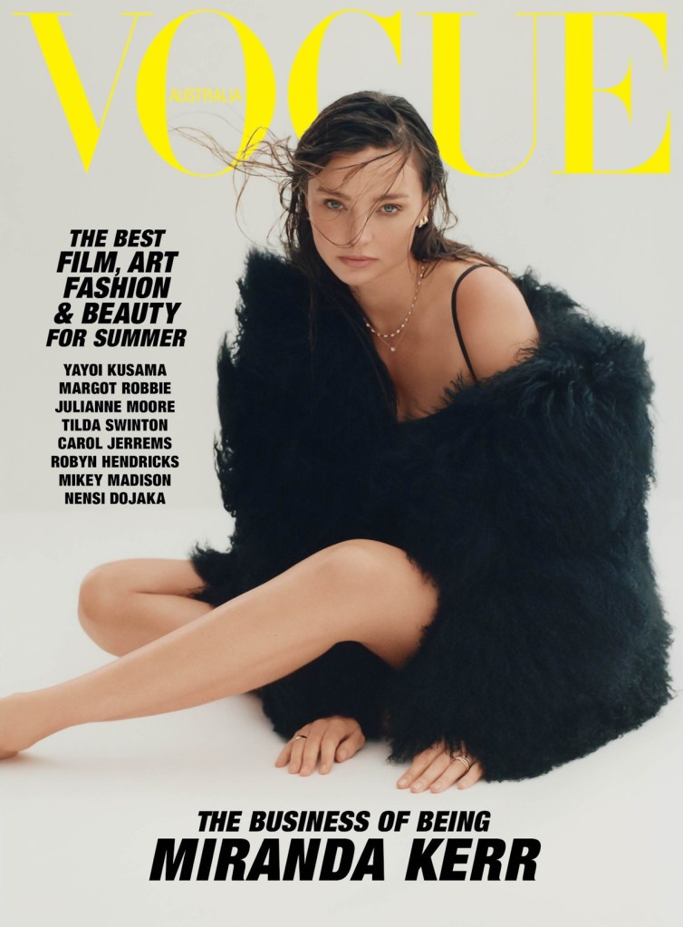 Vogue Australia December 2024 : Miranda Kerr by Dan Martensen 