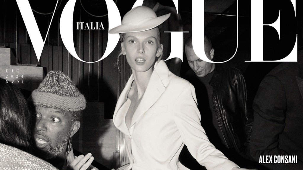 Vogue Italia December 2024 with Alex Consani, Anok Yai, Amelia Gray & More by Rafael Pavarotti