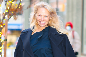 Pamela Anderson winter dressing fashion makeup-free Troy Burch