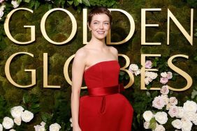 Emma Stone hair Golden Globes 2025