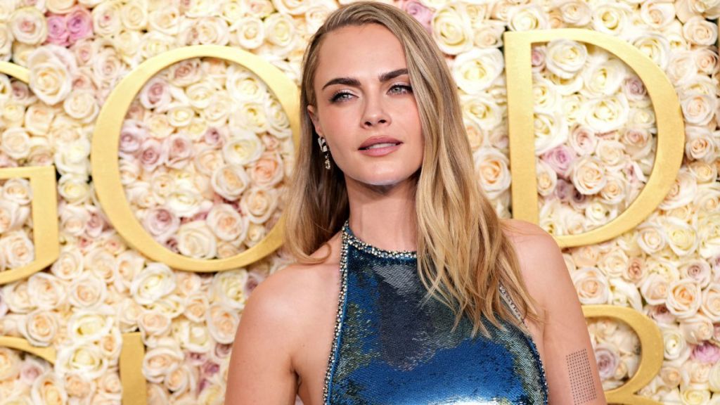 Cara Delevingne attends the 82nd Annual Golden Globe Awards at The Beverly Hilton on January 05, 2025 in Beverly Hills, California.