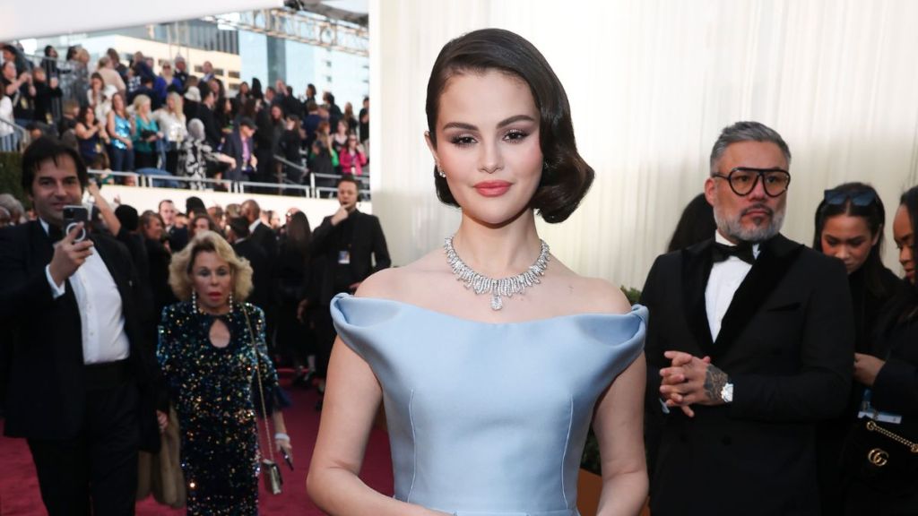 Selena Gomez attends the 82nd Annual Golden Globe Awards at Beverly Hilton on January 05, 2025 in Beverly Hills, California.