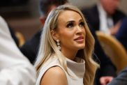 Country music artist Carrie Underwood attends a luncheon following inauguration of U.S. President Donald Trump at the U.S. Capitol on January 20, 2025 in Washington, DC. Donald Trump takes office for his second term as the 47th president of the United States.