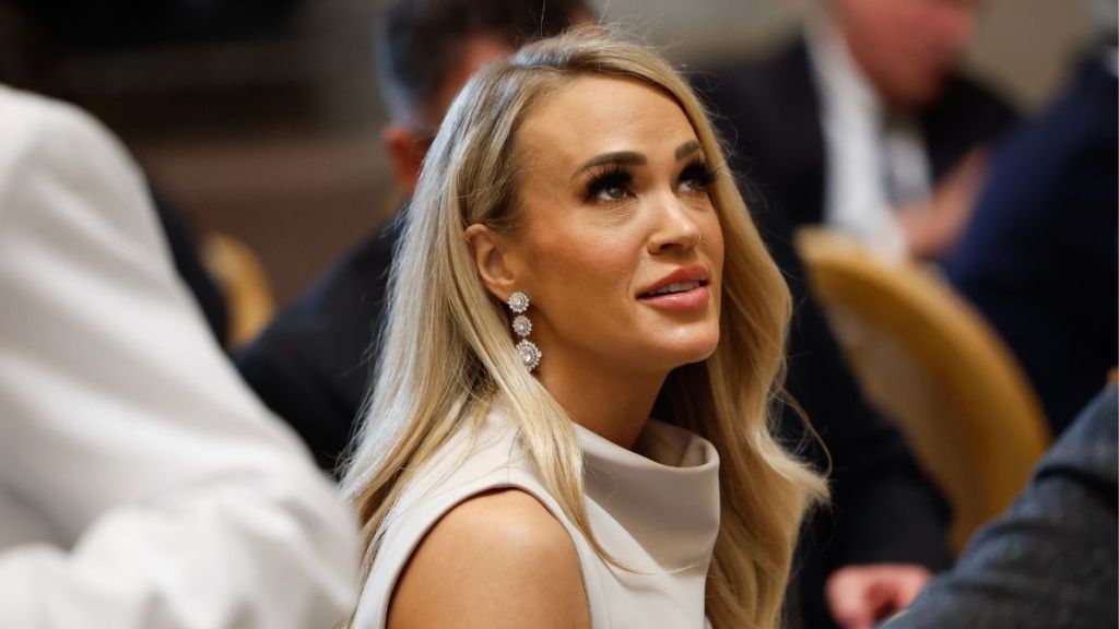 Country music artist Carrie Underwood attends a luncheon following inauguration of U.S. President Donald Trump at the U.S. Capitol on January 20, 2025 in Washington, DC. Donald Trump takes office for his second term as the 47th president of the United States.