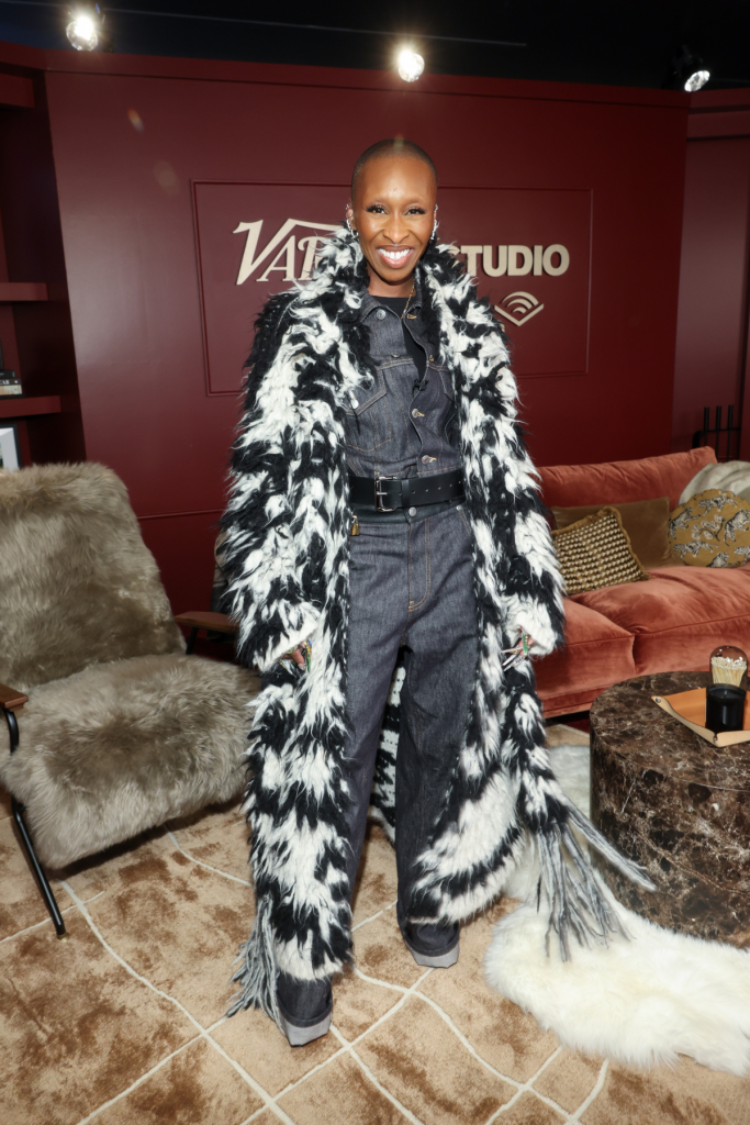 Cynthia Erivo at Day 1 of the Variety Sundance Studio Presented by Audible on January 24, 2025 in Park City, Utah.