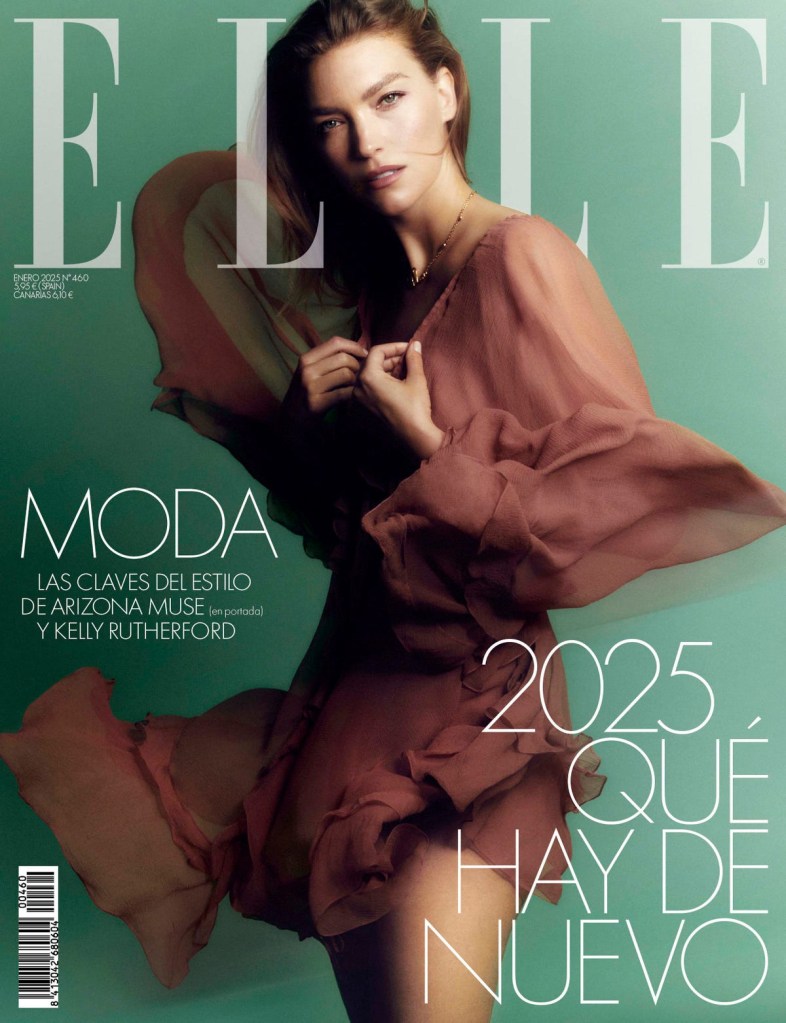 Elle Spain, январь 2025 г.: Arizona Muse, автор Хави Гордо