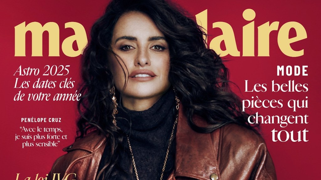 Marie Claire France February 2025 : Penélope Cruz by Xavi Gordo