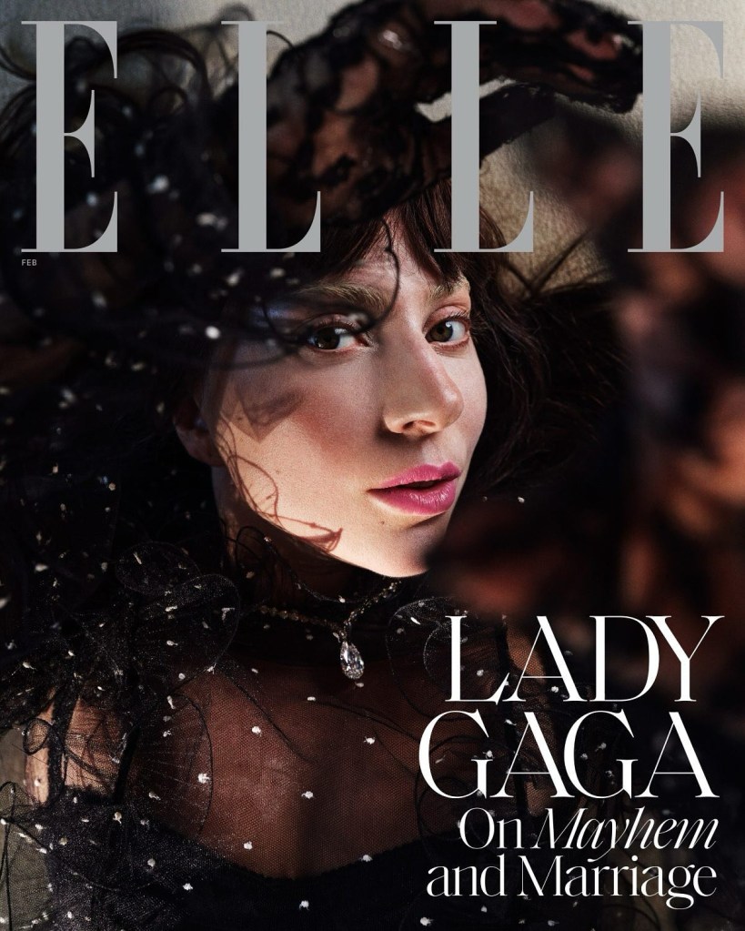 US Elle February 2025 : Lady Gaga by Gray Sorrenti 