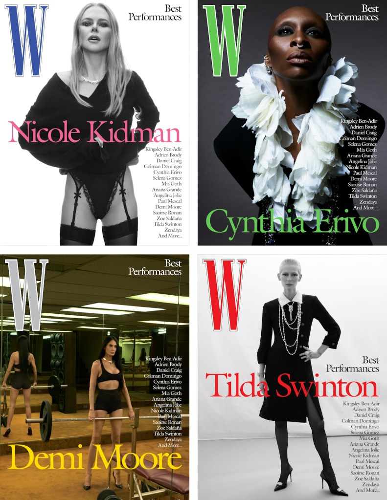 W Magazine Volume #1 2025 : The Best Performances Issue by Mert Alas & Marcus Piggott