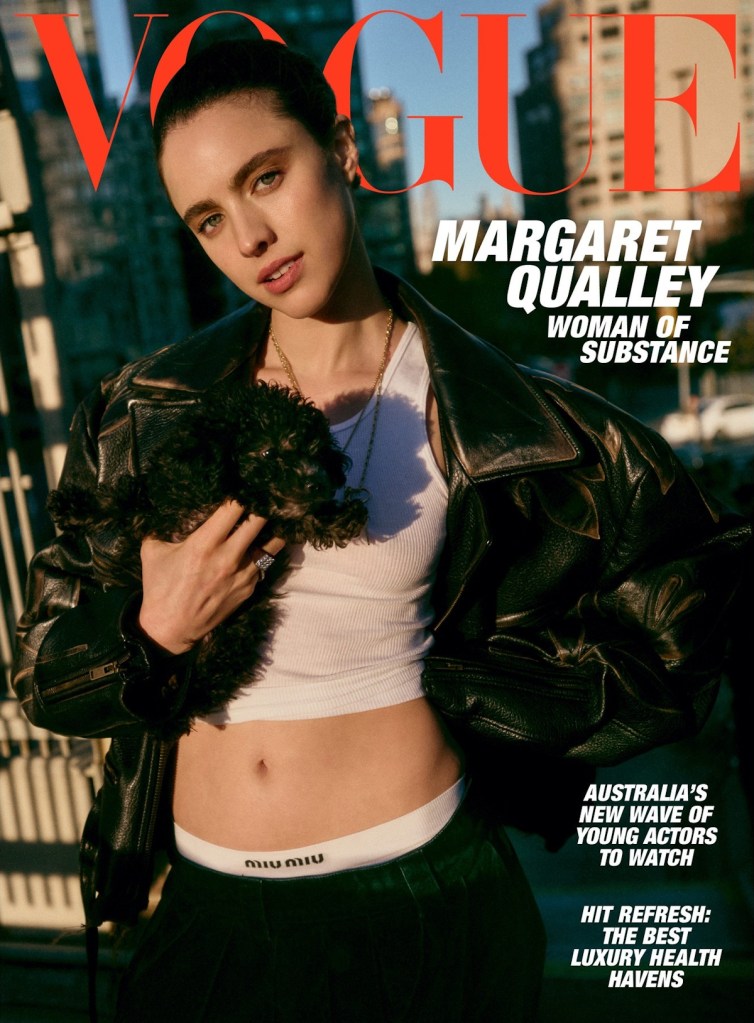 Vogue Australia January 2025 : Margaret Qualley by Josh Olins