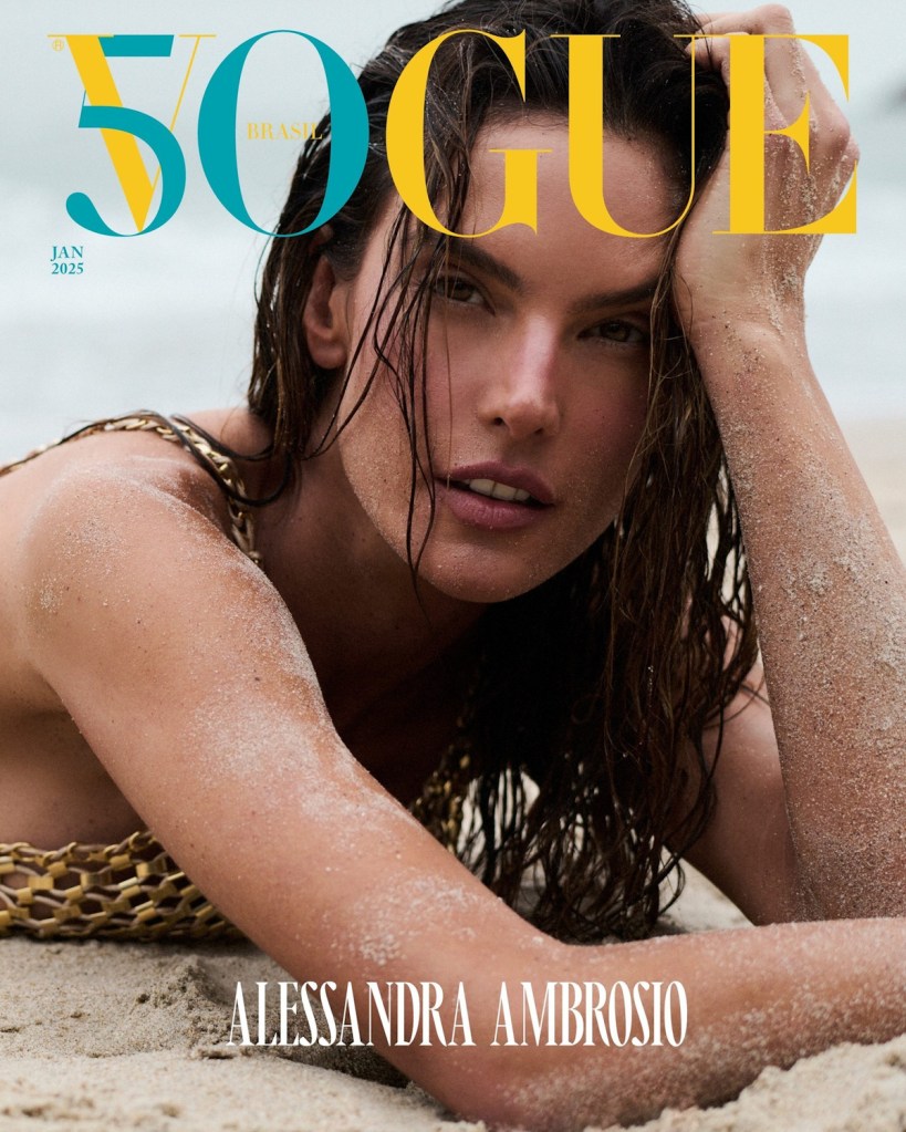 Vogue Brazil January 2025 : Alessandra Ambrosio by Nicole Heiniger 