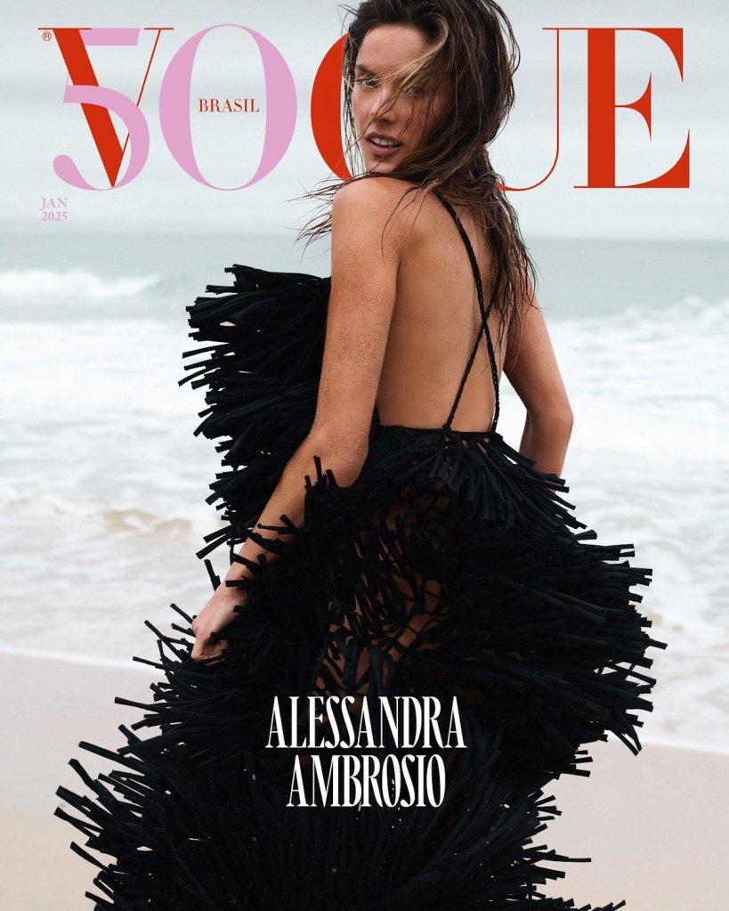 Vogue Brazil January 2025 : Alessandra Ambrosio by Nicole Heiniger