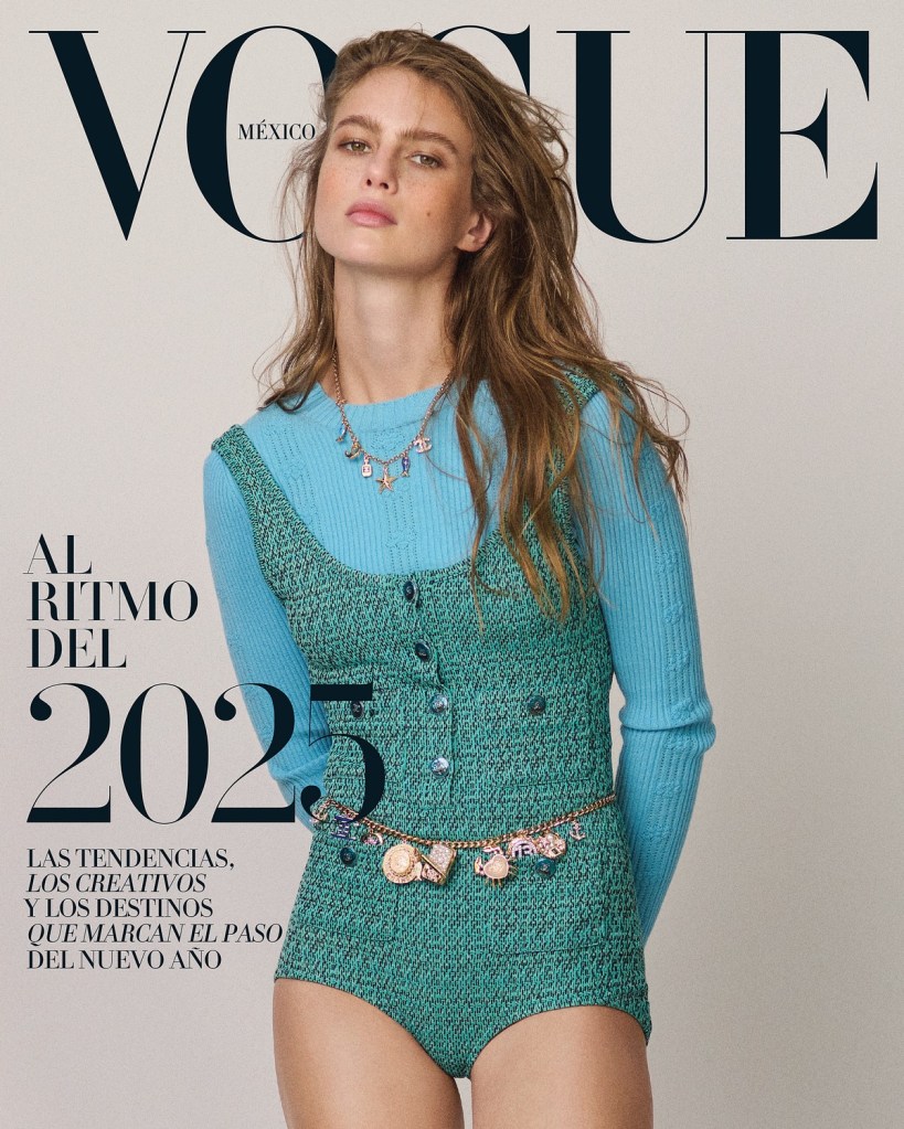 Vogue Mexico January 2025 : Maria Klaumann by Blair Getz Mezibov 