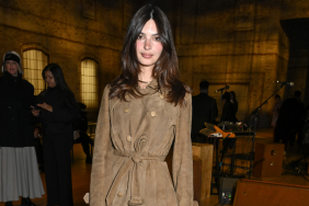 Emily Ratajkowski NYFW photos Coach fashion show