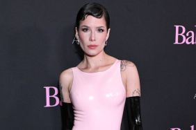 Halsey at the "Babygirl" Los Angeles premiere at DGA Theater on December 11, 2024 in Los Angeles, California.