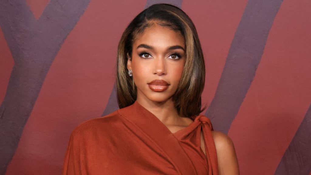 Lori Harvey at the Fourth Annual Fifteen Percent Pledge Gala held at Paramount Studios on February 1, 2025 in Los Angeles, California.