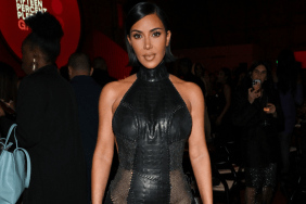 Kim Kardashian at the Fourth Annual Fifteen Percent Pledge Gala held at Paramount Studios on February 1, 2025 in Los Angeles, California.