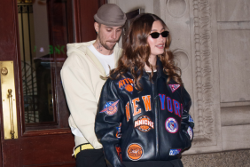 Justin Bieber and Hailey Bieber are seen on February 1, 2025 in New York City.