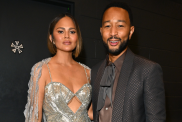 Chrissy Teigen and John Legend attend the 67th Annual GRAMMY Awards at Crypto.com Arena on February 02, 2025 in Los Angeles, California.