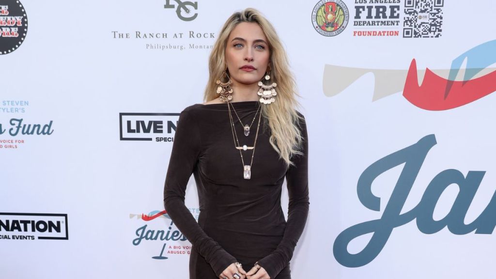 Paris Jackson at Steven Tyler's Jam for Janie GRAMMY Awards Viewing Party held at The Hollywood Palladium on February 02, 2025 in Los Angeles, California.