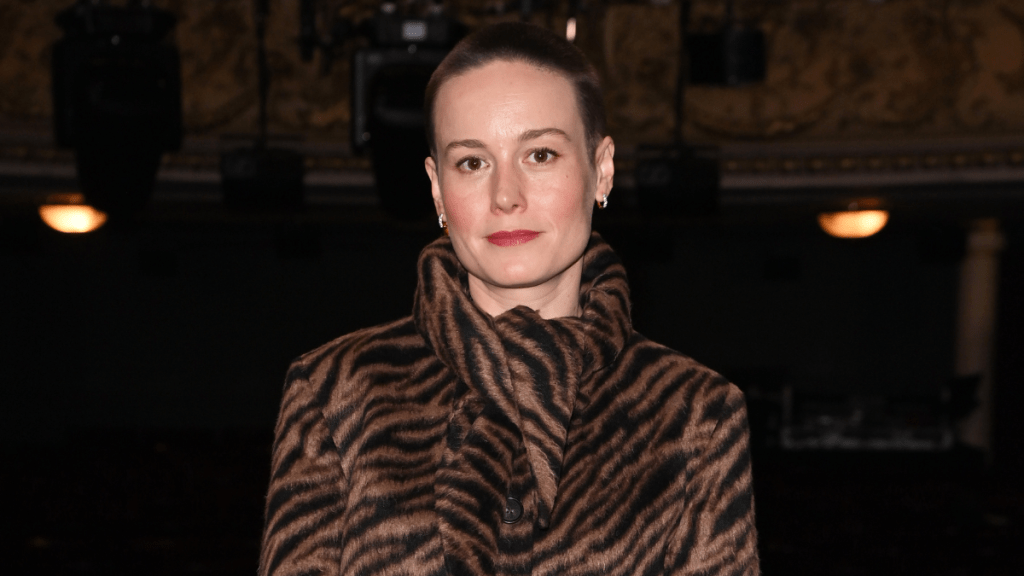 Brie Larson attends the press night performance of "Elektra" at The Duke Of York’s Theatre on February 05, 2025 in London, England.