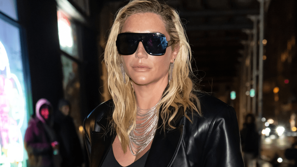 Singer-songwriter Kesha is seen arriving to the YSL Beauty Candy Club pop-up experience celebrating the viral Candy Glaze Lip Gloss Stick on February 06, 2025 in New York City.