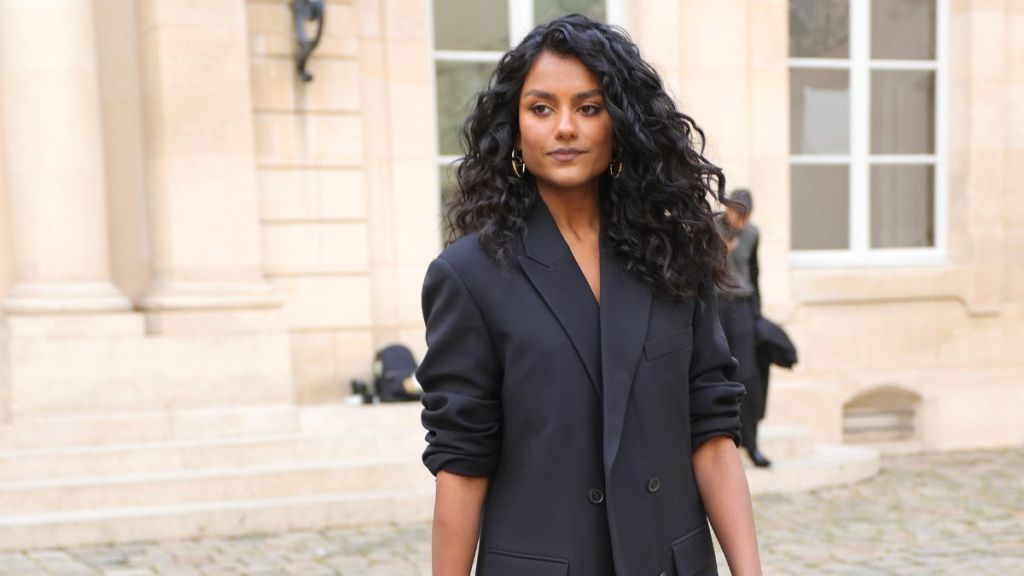 Simone Ashley attends the Valentino Womenswear Fall/Winter 2024-2025 show as part of Paris Fashion Week on March 03, 2024 in Paris, France.