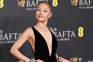 Ariana Grande attends the 2025 EE BAFTA Film Awards at The Royal Festival Hall on February 16, 2025 in London, England.